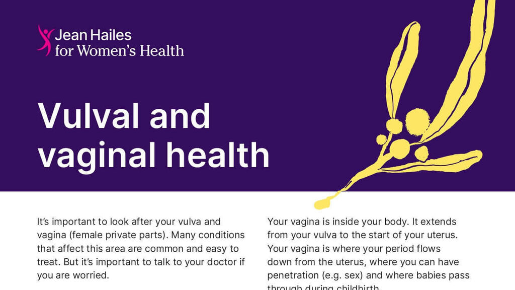 Vulva And Vagina Jean Hailes For Women S Health Jean Hailes