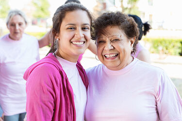 Mature woman and young woman