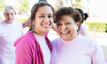 Mature woman and young woman